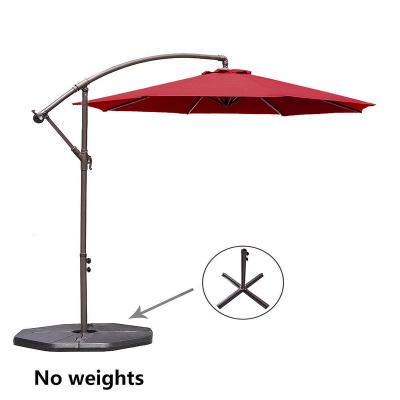 China Outdoor Furniture QINDA Le Papillon Offset Patio Garden Hanging Sunshadeparasol Banana Umbrella for sale