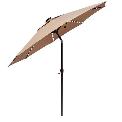 China QINDA Le Papillon Outdoor Furniture Outdoor Patio Umbrella With Solar Powered Led Light for sale