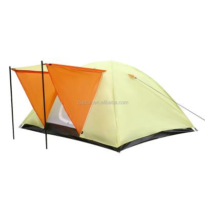 China QINDA Fiberglass Outdoor Leisure 6 People Waterproof Camping Tent for sale