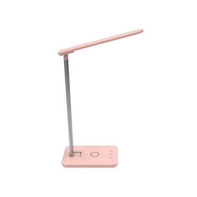 China New Modern Design Multifunctional Mobile Phone 10w Folding Reading Lamp With Wireless Fast Charging Usb for sale