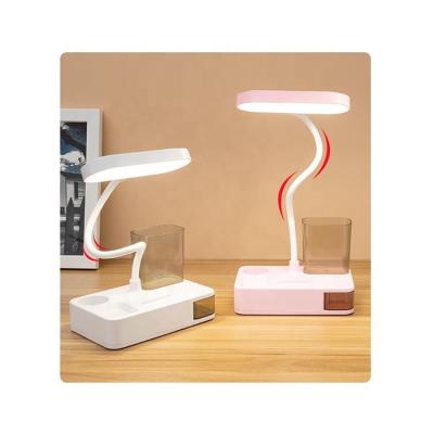 China With Pen Holder New Products Indoor Portable Led Night Lights USB Reading Light Rechargeable Table Lamp for sale