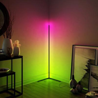 China Contemporary Colorful Club Lighting Atmosphere Lamp Bedroom Floor Lamp Home Indoor Decor Corner Standing Nordic LED Floor Lamp for sale