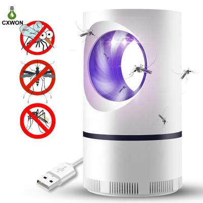 China Disposable Chemical Free Pest Control USB Powered Rechargeable LED Mosquito Trap Repellent Lamp for sale