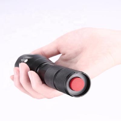 China High Power Rechargeable And Waterproof Stretch Zoom LED Zoom Tactical Flashlight For Camping for sale