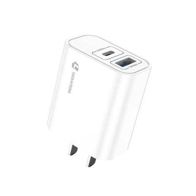 China UniversalÂ   20W PD Charger PD+QC 3.0 Mobile Phone Charger High-speed USB Wall Charger for sale