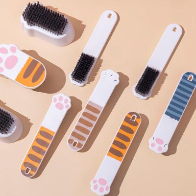 China Sustainable Multifunctional Wash Shoes Soft Hair Household Cleaning Tools Accessories Cleaning Brushes Fashion Cute Cartoon Cat for sale