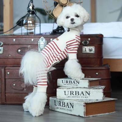 China Designer Luxury Pet Dog Sweater Classic Viable Stripe Dog Sweater for sale