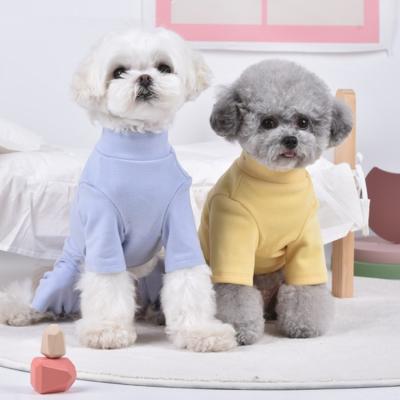 China Various Specifications Sustainable Dog Apparel Puppy Onesies Dog T-Shirt Pet With Soft Pajamas for sale