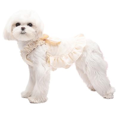 China Viable Dog Dress Dog Dress Dog Princess Dresses Pet Pink Skirt Girl Dog Flight Sleeve Skirt for sale