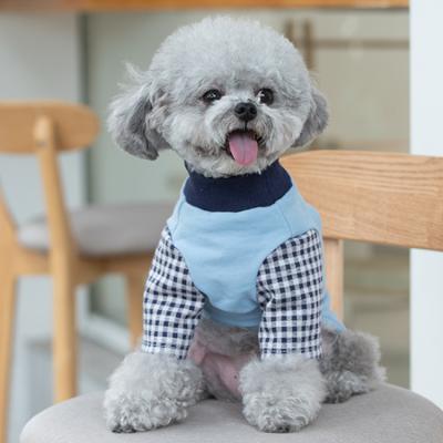 China Viable Slim Fashion Pet Dog Clothing Polyester Sublimation Blank Dog Shirt for sale