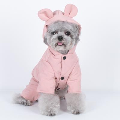 China Stocked Cotton Pet Clothes Drop Shipping Personalized Dog Jackets Back Hoodie For Dogs for sale