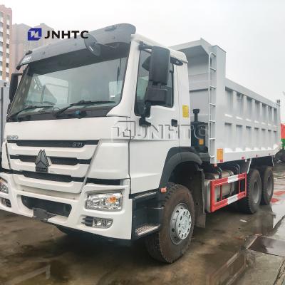 China New HOWO Diesel White 20 Wheeler Dump Truck 371hp 10 Wheeler Hydraulic Cylinder Tipper Truck Truck > 8L for sale