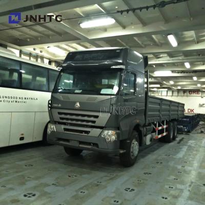 China Chinese Aluminum Alloy Truck Sinotruk 336hp 371hp 6X4 HOWO A7 Flat Bed Truck 10 Wheeler Cargo Truck for sale