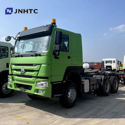 China chinese new and used 6X4 truck howo tractor truck trailer truck head 371hp main engine 6800x2496x3230 for sale