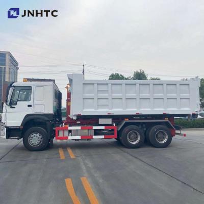 China Hotels HOWO 6X4 371HP 20ton Heavy Duty Hook Arm Lift Garbage Truck for sale