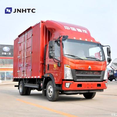 China Aluminum Alloy Sinotruk HOWO Light Truck 9T Diesel Engine Cargo Truck Box Truck for sale