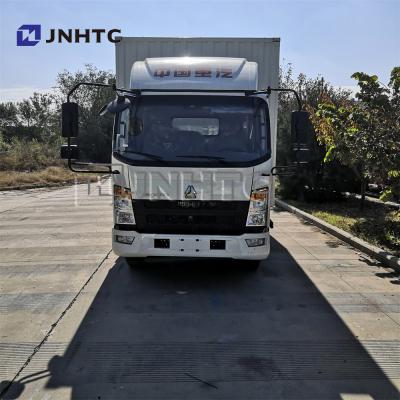 China Aluminum Alloy Famous Brand Low Price Sinotruck Howo Transport Van Light Trucks Wing Van Truck for sale