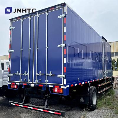 China howo light box cargo truck 4X2 10Ton mini cargo van truck 6400*2330*2650mm for sale