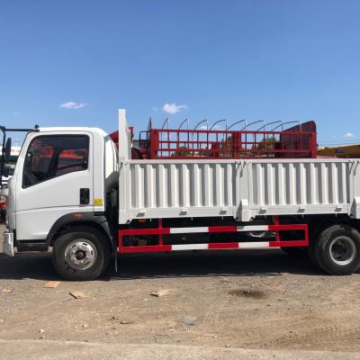 China Q235 Carbon Steel Stainless Steel Sinotruk Howo 6 Bands 12ton Cargo Truck For Philippines Market for sale