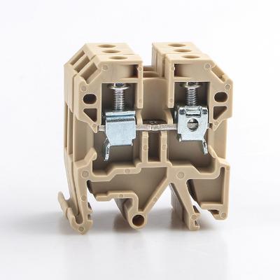 China Din Rail Terminal Block Terminal Blocks Connector Screw Connection SAK-6EN Wire Conductor SAK-6EN Weidmuller SAK6EN for sale