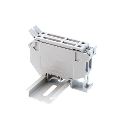 China A.W.G. Din Rail Fuse Terminal Blocks UK5-HESILED Gray Connector UK5-HESILED Screw Fuse Holder Wire Conductor 24-12 Screw Terminal for sale