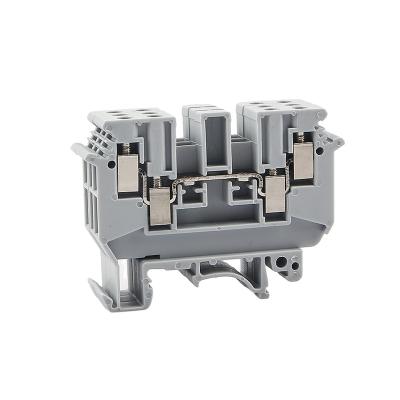 China Powering the UDK-4 Din Rail Terminal Blocks through the A.W.G. Multi Screw Connection Conductor Wire Conductor UDK4 24-10 for sale