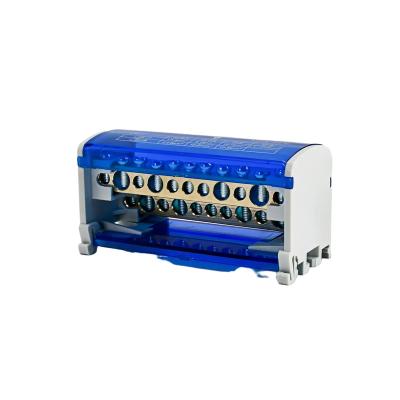 China WDH211 modular connection power din rail TB distribution plate box WDH211 screw universal electrical wire junction box for sale