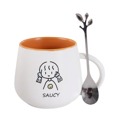 China Viable Korean Style Sample Mug Cute Ceramic Travel Personalized Handmade Wholesale Ceramic Mug Without Handle for sale