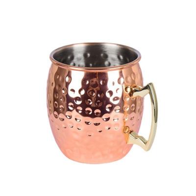 China Factory Direct Sale 304 Stainless Steel Disposable Bear Mug Moscow Mule Owl Cup Tumbler With Straw Customized Cup for sale