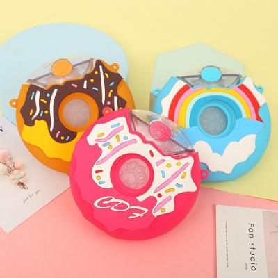 China Sustainable Cute New Design Donut Shape Water Cup Portable Amazon Water Bottles Kids for sale