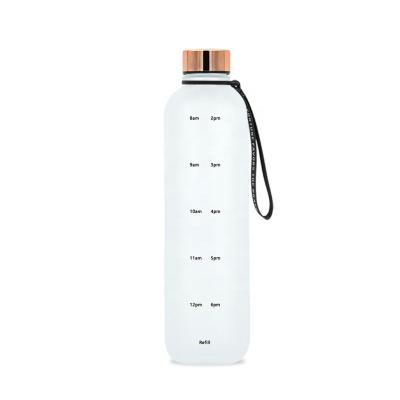 China Viable Water Bottle With Times Marker 1 Liter Water Bottles With Times Marker Bpa Free Plastic Water Bottle for sale