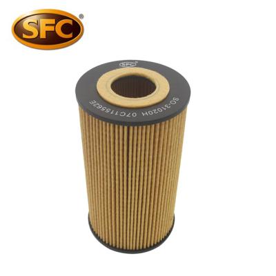 China Filtros de aceite engine oil filter assembly 07C115562E 73*137 for sale