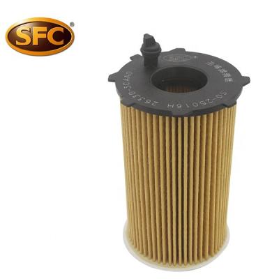 China Hyundai oil filters 26320-3CAA0 26330-3CAA0 use on high quality Hyundai car element factory sale for sale