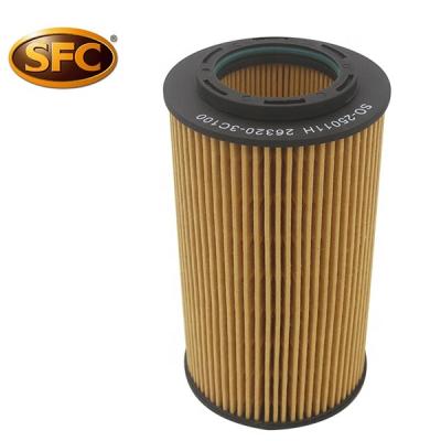 China Hyundai oil filters 26320-3C100 use on high quality Hyundai car element factory sale for sale