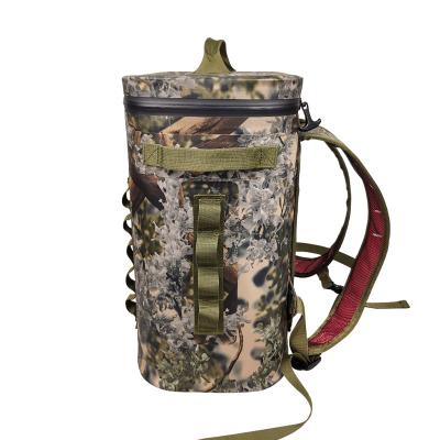 China 20L Lekvrije Camo Geïsoleerde Rugzak Koeler Voor Wandelen Picknick Te koop