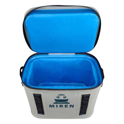 China Color gris claro portátil ligero del bolso del refrigerador 20L para acampar de la barbacoa en venta