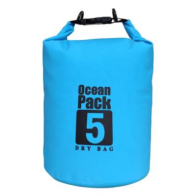 Chine Sac sec imperméable adapté aux besoins du client du PVC 5L pour le surf de canotage de natation à vendre