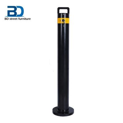 China Surface Mounted Carbon Steel Powder Coating Carbon Steel Removable Bollard for sale