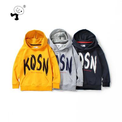 China Factory price cheap custom printed anti-shrink cotton 120-160cm kids casual hoodie for 4-14 years for sale