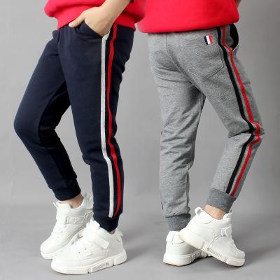 China 4-14 Years Old Little Boy High Quality Sporty Pants Anti-wrinkle Track Pants For Boys Combined for sale