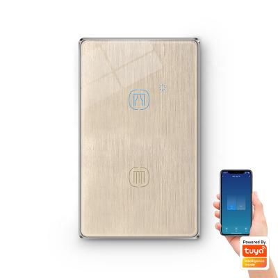 China Aluminum alloy frame life app wifi smart curtain switch tempered glass+tuya contact us contact us smart thing switch bot curtain switch for sale