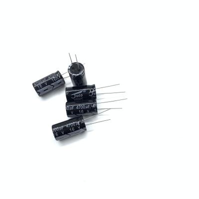 China capacitor 6800uf 10v 16*25mm TR series ignition led driver ecap from china JWCO for sale