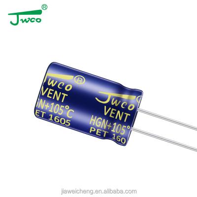 China Led Lighting Capacitor 25v Super Long Life 10000 Hours , Electrolytic Capacitor 2200uf Capacitor Manufacturer for sale