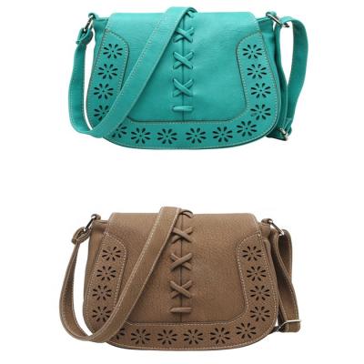 China Vintage PU Woman Monogram Shoulder Bag for sale