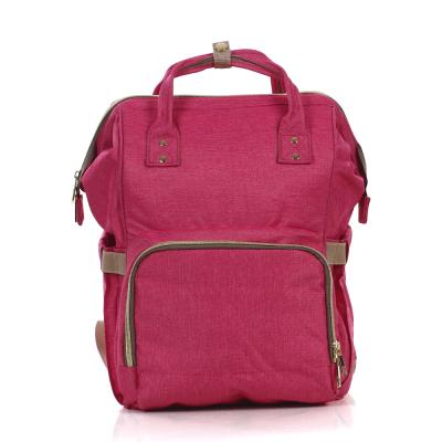 China Wholesale Baby Canvas Backpack Rucksack Diaper Bag for sale