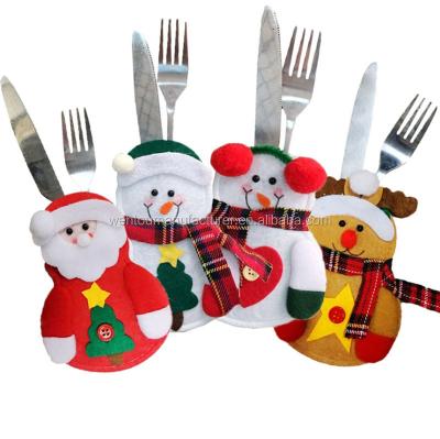 China Customization Ornaments Hot Selling Customization Ornaments Christmas Table Decoration Cutlery Bags for sale