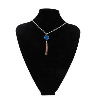 China NEW BOHEMIA BOHEMIA Newcomer Personalized Glitter Tassel Empty Necklace for sale