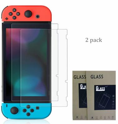 China For Switch/Switch Lite Screen Projector Switch Screen Protector For Nintendo Switch Tempered Glass 2 Pack Screensaver Protector Film With HD Clear Clear for sale