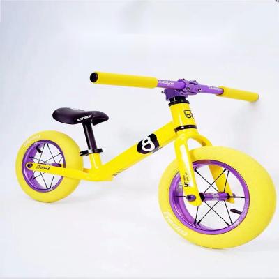 China 2-6 years old children's pedal aluminum less high carbon steel frame hot sale balance car 12 inch balance car for sale