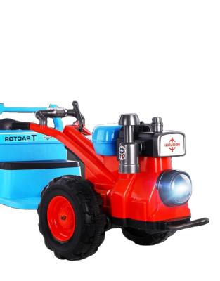 China New Baby RC Model Ride On Electric Truck Tractor Kids Ride On Electric Tractor Toy Cars 12v For Sale Cultiva Toys Electric for sale